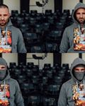 Full Face Hoodie No Pyro No Party