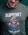 T-shirt Support Your Locals