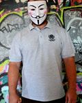 Polo s výšivkou Mentalita Ultras (šedé)