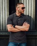 Polo Label Dark Grey