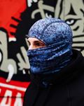 Balaclava Camo Zipper Navy