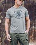 T-shirt "Authentic Brand" Grey
