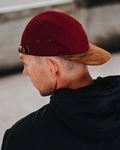 5-panel Cap Maroon