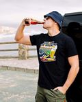 T-shirt "Live For the Weekend" Black