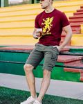 T-shirt "Gryphon BIG" Maroon