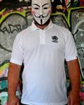 Polo s výšivkou Mentalita Ultras (bílé)