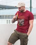 T-shirt Stadium Banned Maroon
