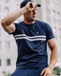 T-shirt Basic "Stripes" Navy