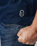T-shirt NO RESPECT Block Navy