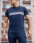T-shirt Basic "Stripes" Navy