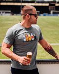 T-shirt "Alcofootball" Grey