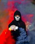 Mask Hoodie "Rage" Skull