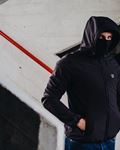 Full Face Softshell Jacket Active Black