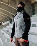 Full Face Hoodie "Chaos" Grey