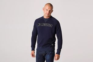 Sweatshirt NO RESPECT College Navy