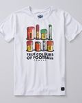 T-shirt Colours of Football White