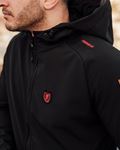 Full Face Softshell Jacket Offensive Black
