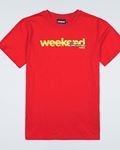 T-shirt "Weekend" Red